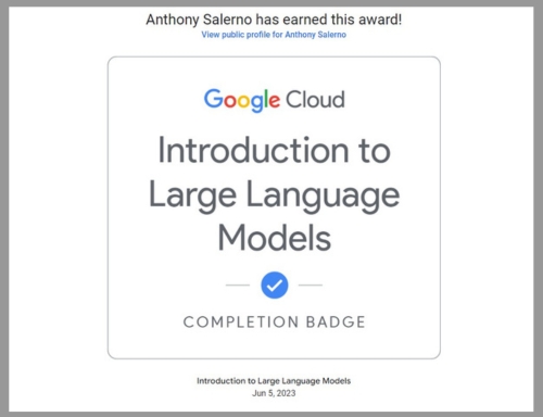 Large Language Models AI - Anthony Salerno Digital Marketing Expert