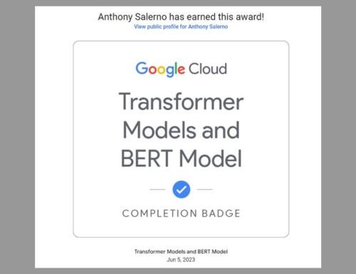 Transformer Models and Bert Models AI - Anthony Salerno Digital Marketing Expert